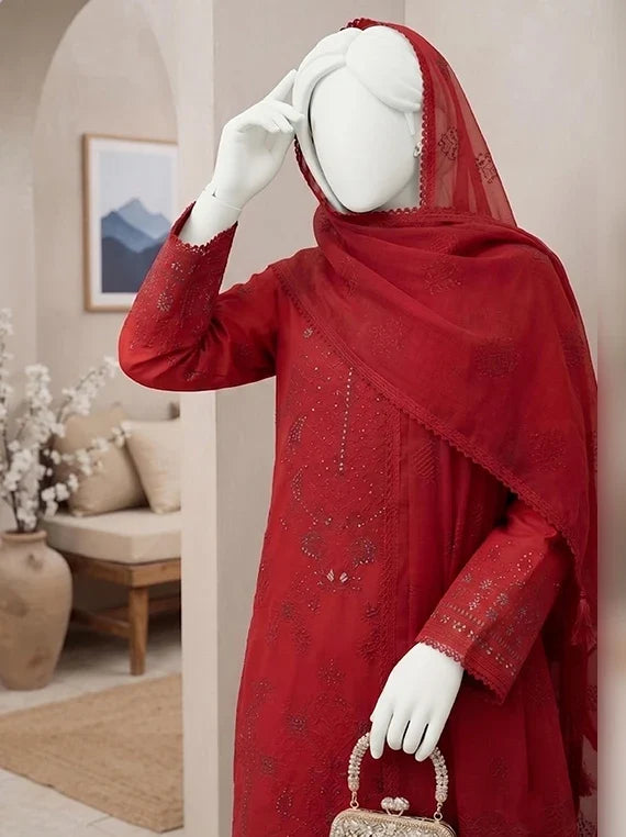 Bella by ABC Embroidered Karandi Unstitched Collection'26 V-05 (D-03)