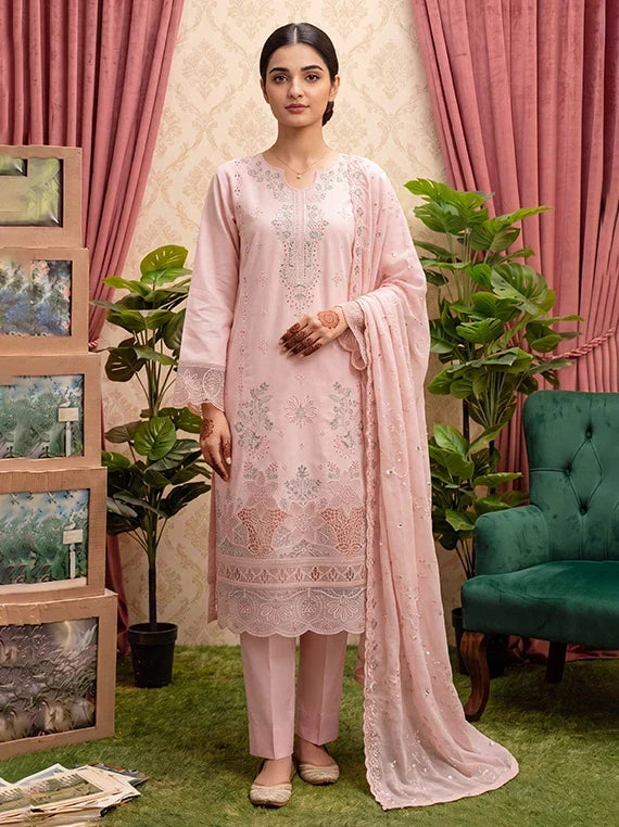 Berlin By Dressline Embroidered Viscose Collection 2026 (D-01)