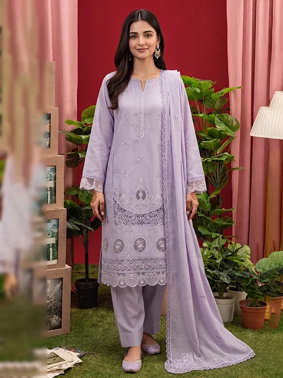 Berlin By Dressline Embroidered Viscose Collection 2026 (D-02)