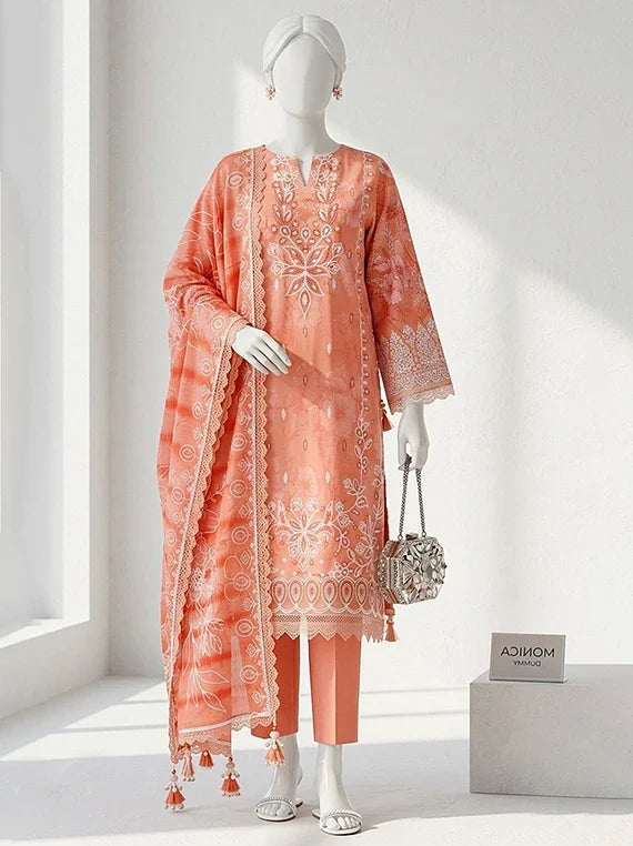 Bhanwar by ABC Winter Embroidered Slub Collection'26 (D-09)