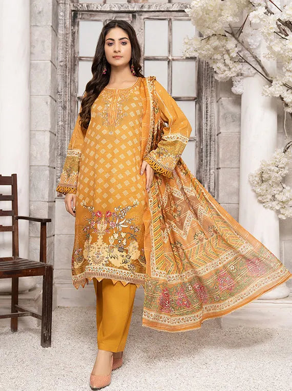 Bin Rafiq Printed Lawn Collection 2024 Vol-02 By Sitara Studio (D-2323)