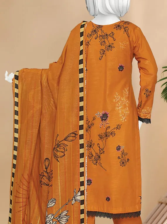 Bindi by ABC Embroidered Printed Khaddar Collection 2025 Vol-02 (D-1188)