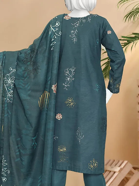 Bindi by ABC Embroidered Printed Khaddar Collection 2025 Vol-02 (D-1189)