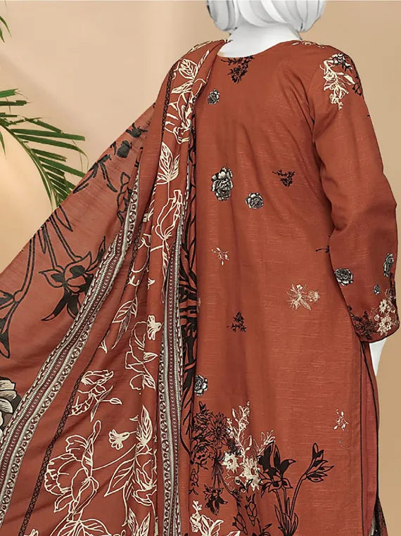 Bindi by ABC Embroidered Printed Khaddar Collection 2025 Vol-02 (D-1191)