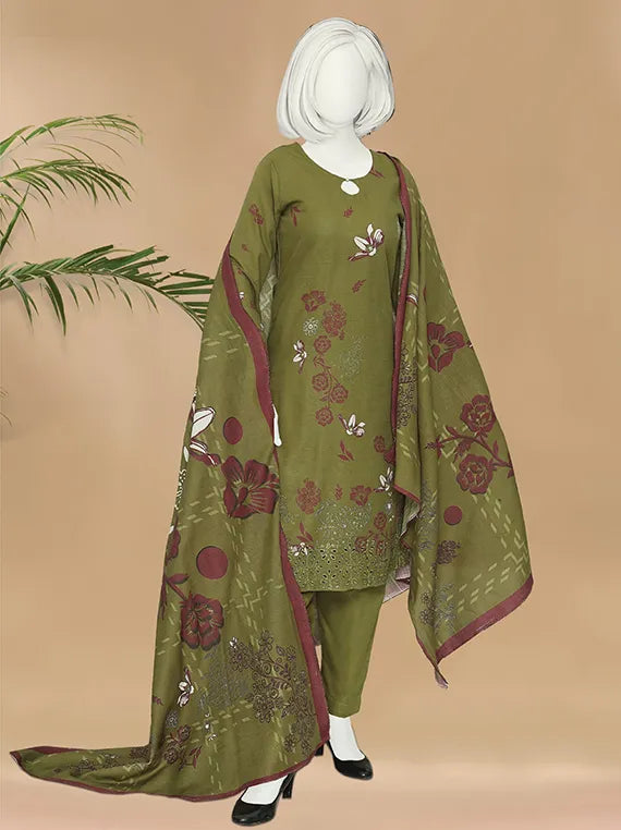 Bindi by ABC Embroidered Printed Khaddar Collection 2025 Vol-02 (D-1192)