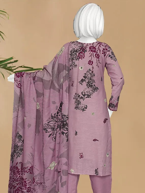 Bindi by ABC Embroidered Printed Khaddar Collection 2025 Vol-02 (D-1193)