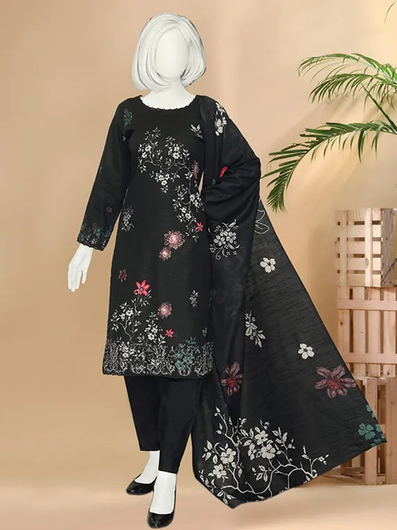 Bindi by ABC Embroidered Printed Khaddar Collection 2025 Vol-02 (D-1194)