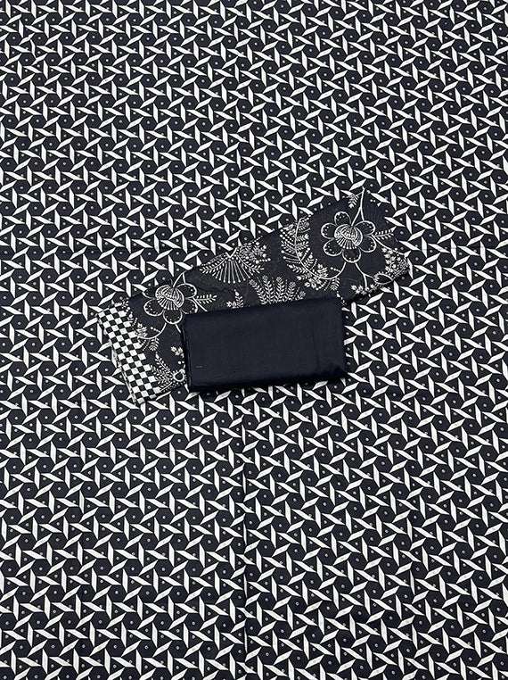 Black and White Printed Lawn Edit 2026 Vol-RL04 (D-03)