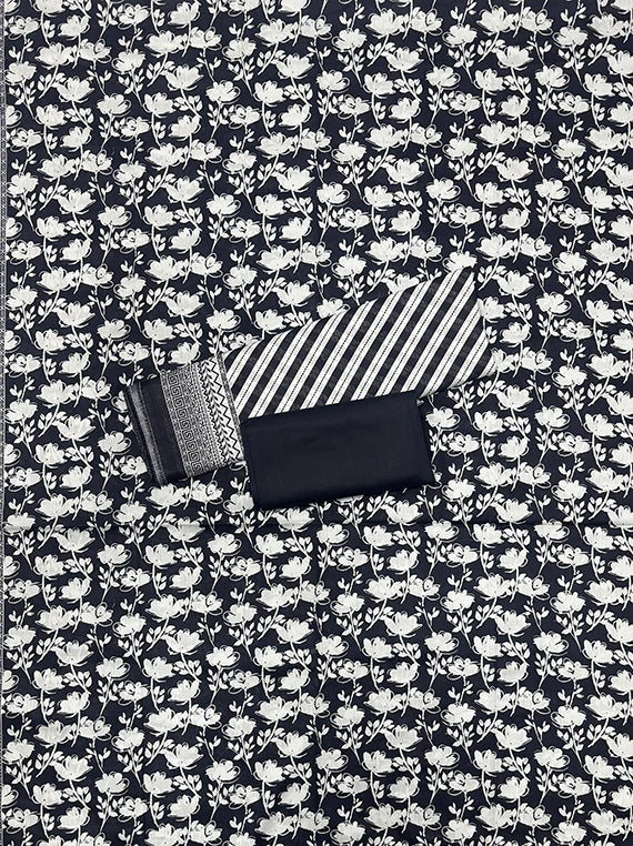 Black and White Printed Lawn Edit 2026 Vol-RL04 (D-05)