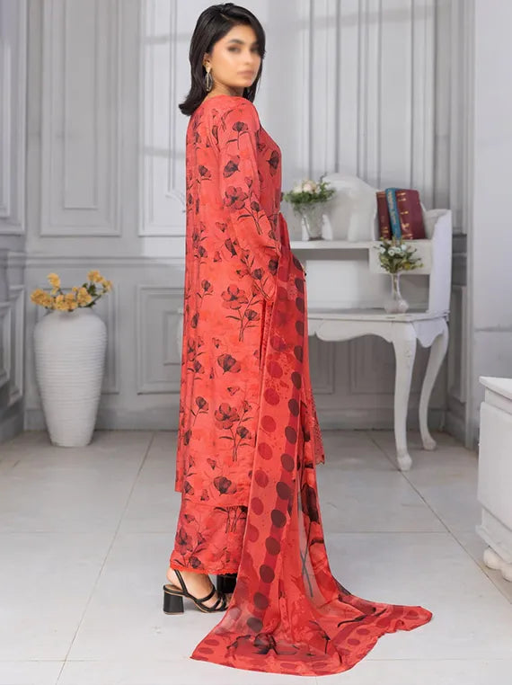 Bloom Embroidered Viscose Doriya Collection 2025 By Fantak (D-01)