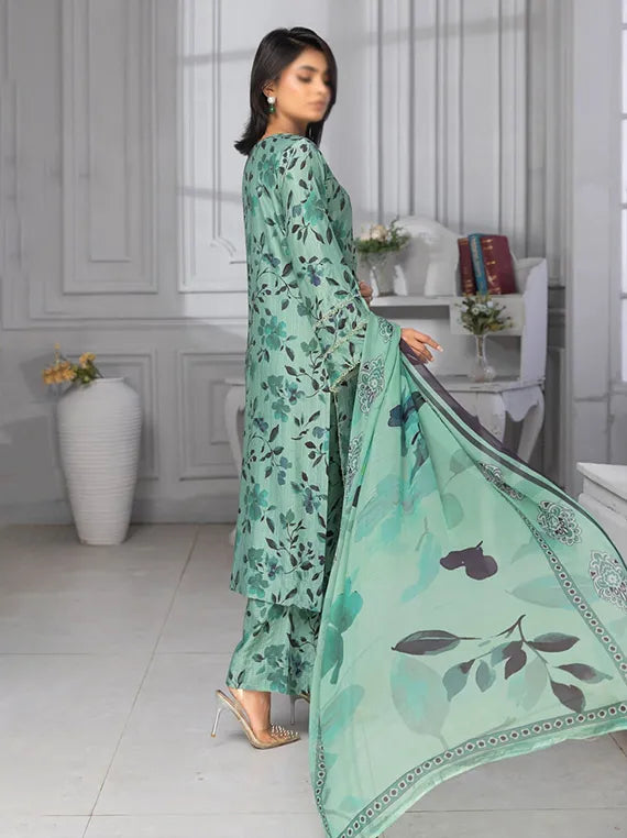 Bloom Embroidered Viscose Doriya Collection 2025 By Fantak (D-03)