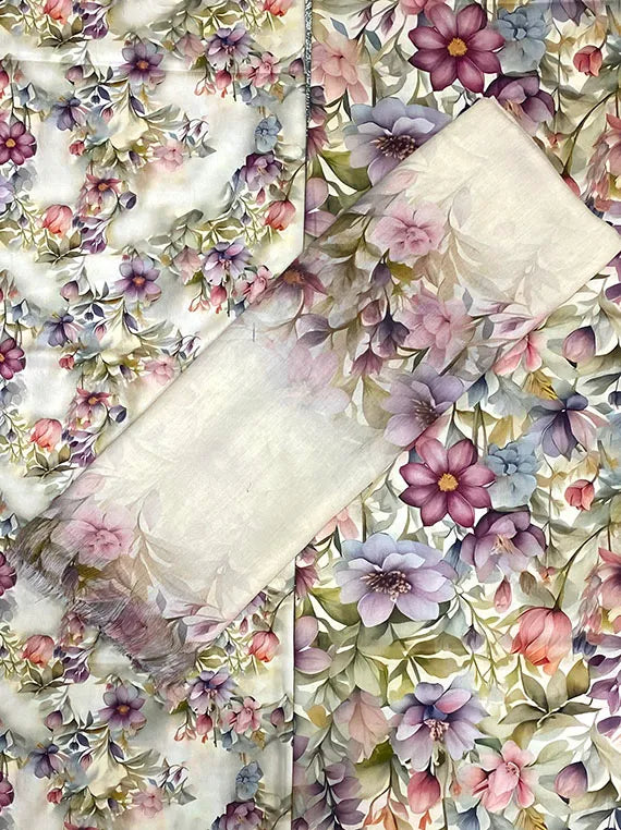 Blossom Charm – Digital Printed Marina Edit 2025 Vol-CT43 (CT43-12)