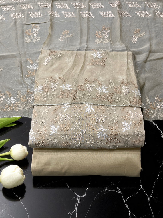 Blossom Fully Embroidered Lawn Edit25 Vol-25DD13 (25DD13-02)