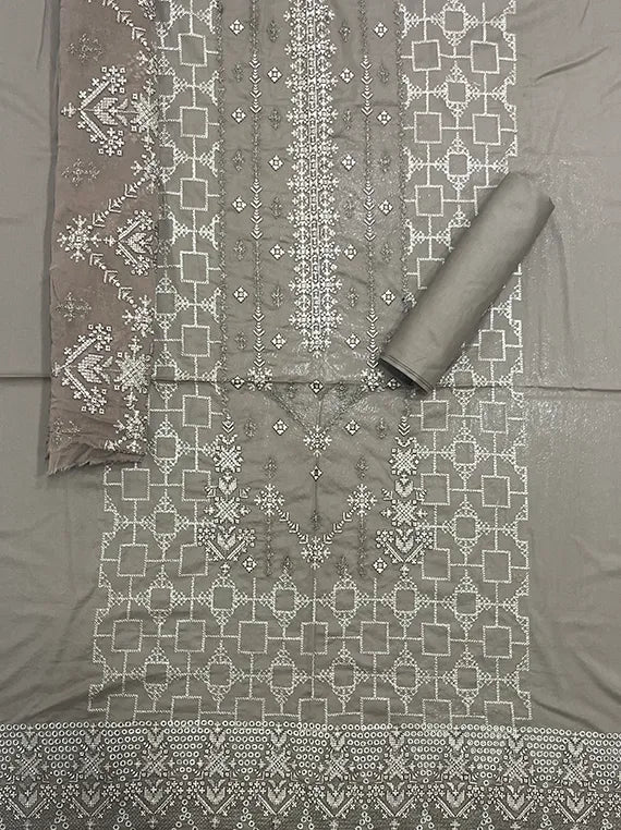 Blossom Luxury Embroidery Lawn Edit25 Vol-25DD18 (D-04)