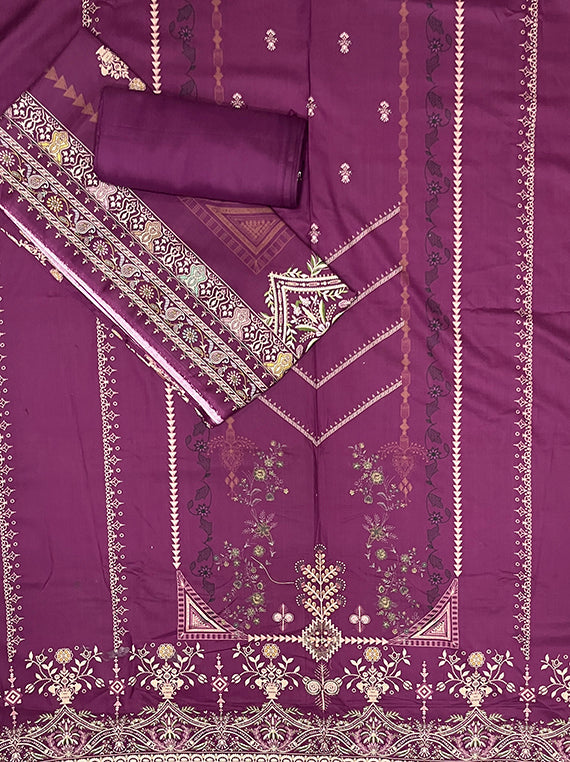 Blossom Printed Linen Shirt Edit25 Vol-CA37 (CA37-01)