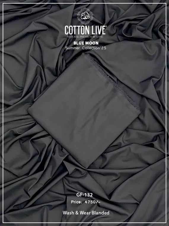 Blue Moon Blanded Wash And Wear Collection 2025 By CottonLive (GF-132-01)