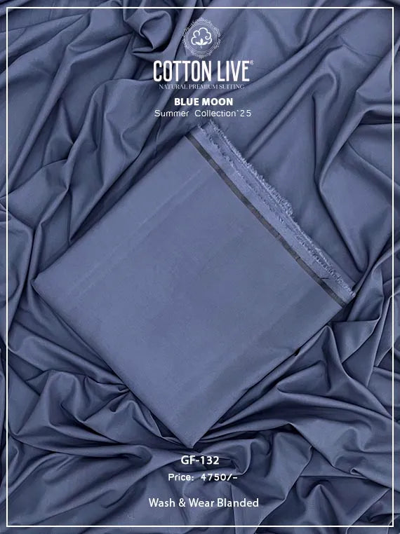 Blue Moon Blanded Wash And Wear Collection 2025 By CottonLive (GF-132-02)