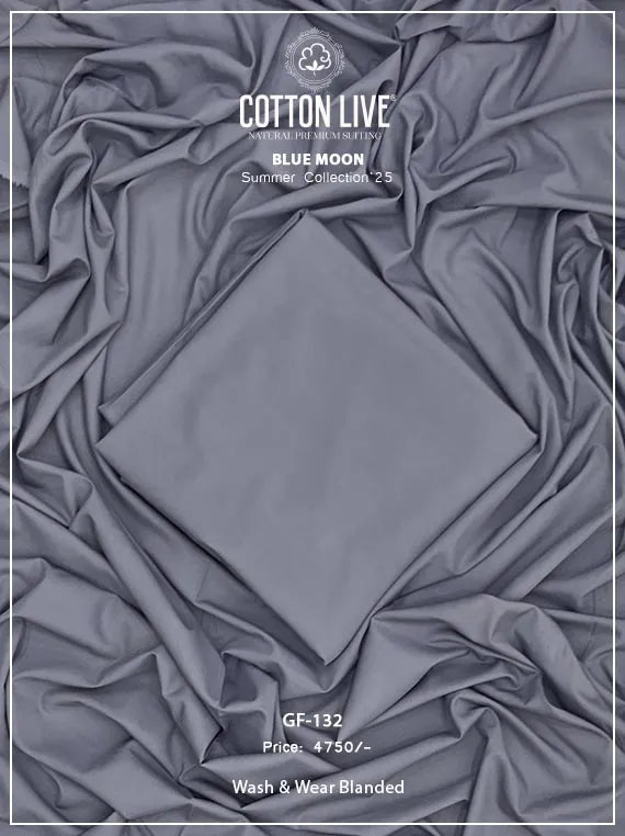 Blue Moon Blanded Wash And Wear Collection 2025 By CottonLive (GF-132-03)