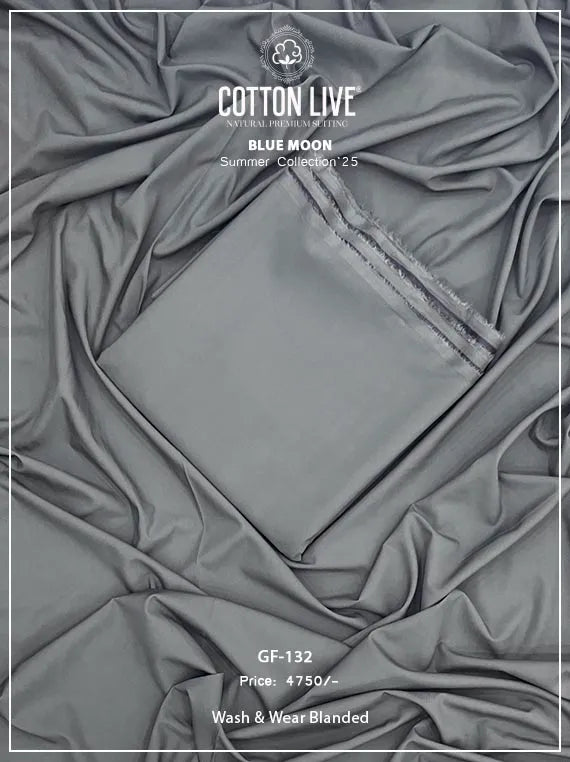 Blue Moon Blanded Wash And Wear Collection 2025 By CottonLive (GF-132-04)
