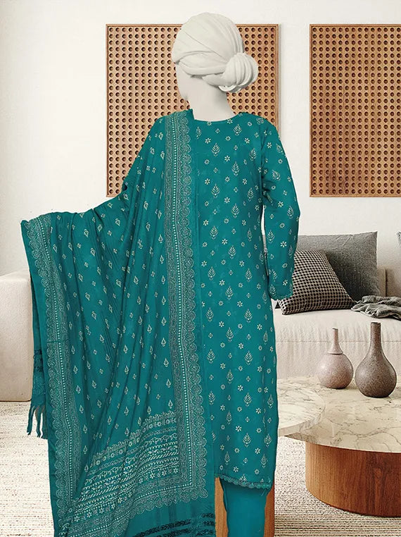 Bnory Printed Dhanak Collection 2025 by ABC (D-03)