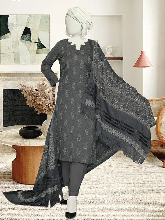 Bnory Printed Dhanak Collection 2025 by ABC (D-05)