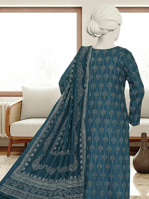 Bnory Printed Dhanak Collection 2025 by ABC (D-06)