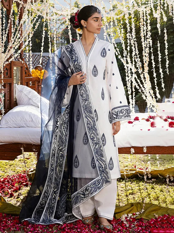 Breathe in Lawn UnStitched Luxe Collection 2025 (AZL-23-V2-05)