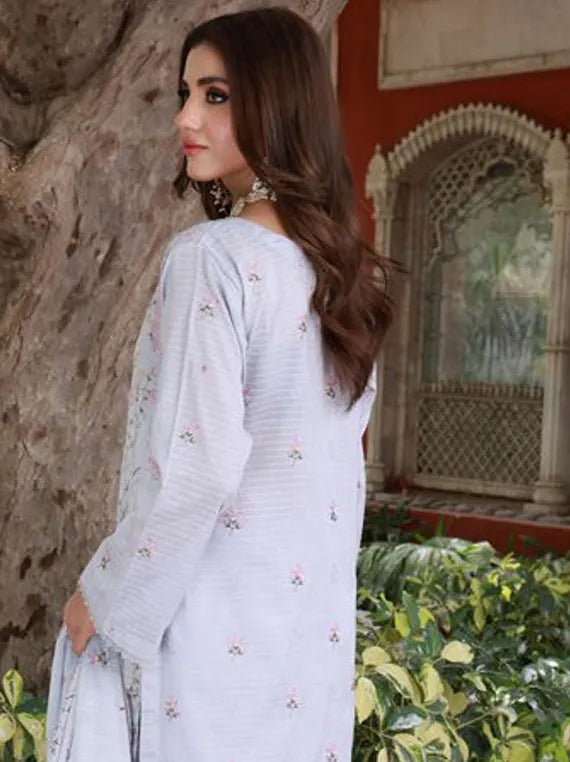 Breathe in Lawn UnStitched Luxe Collection 2025 (D-03)