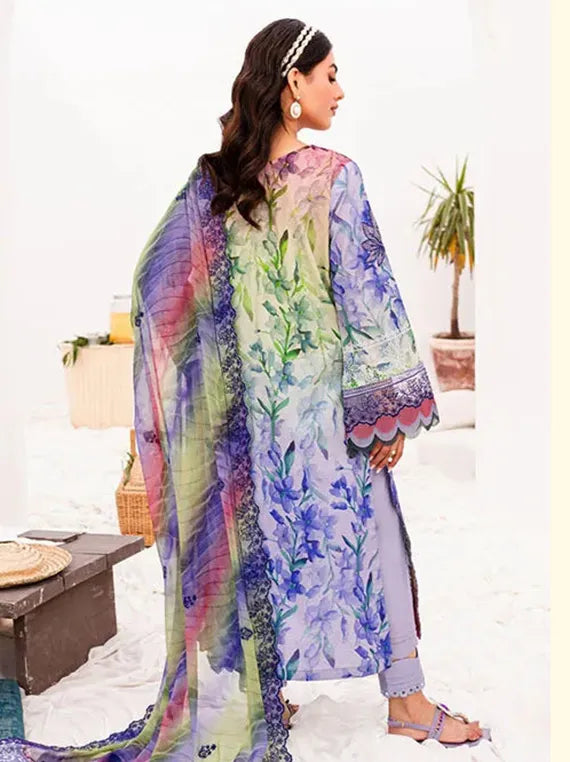 Breathe in Lawn UnStitched Luxe Collection 2025 (NSG-148)