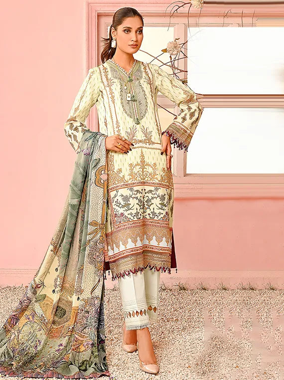 Breathe in Lawn UnStitched Luxe Collection 2025 (VP23-13 LILA)