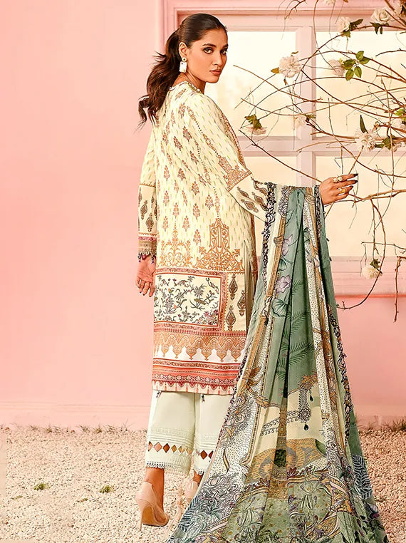 Breathe in Lawn UnStitched Luxe Collection 2025 (VP23-13 LILA)