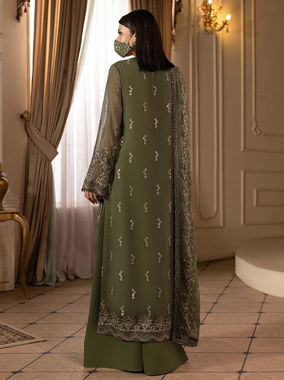 Flossie Festive Embroidered Unstitched Collection'26 (CH-101)