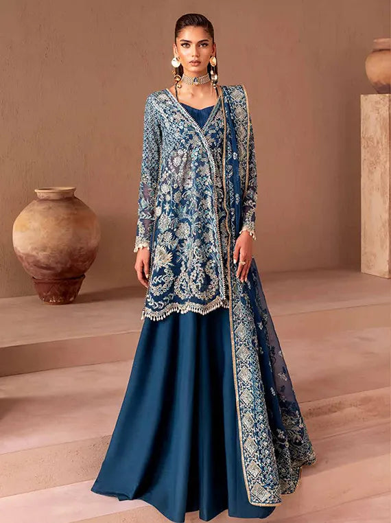 CLAY & COUTURE Organza Collection 2025 by Emaan Adeel (01-ELARA)