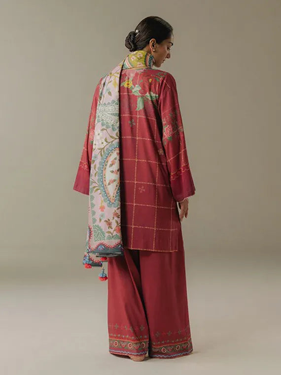 COCO by Zara Shahjahan Printed Collection 2025 Drop-05 (Olive Hour-5B)