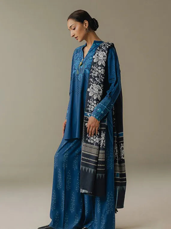 COCO by Zara Shahjahan Printed Collection 2025 Drop-05 (Terracotta Sky-9B)