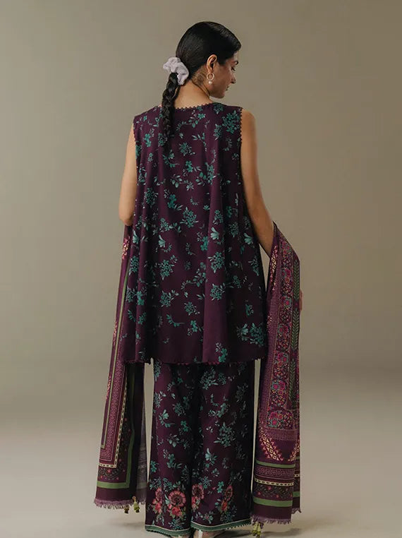 COCO by Zara Shahjahan Printed Collection 2025 Drop-05 (Wild Fern-2B)