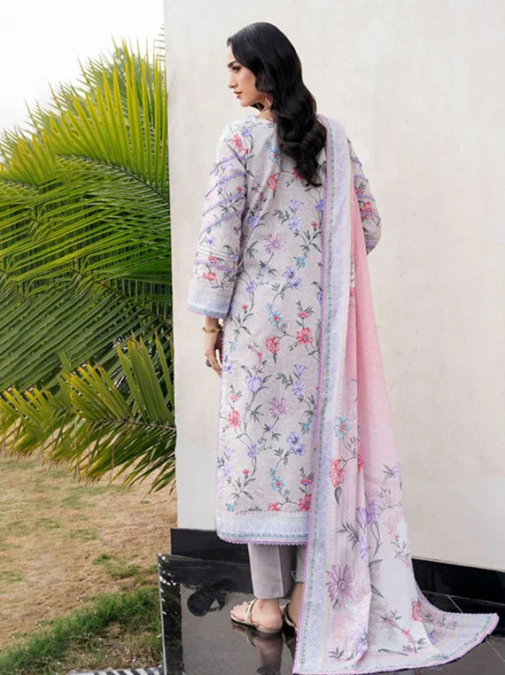 CORAL Gardenia Printed Lawn Collection 2026 (D-01)