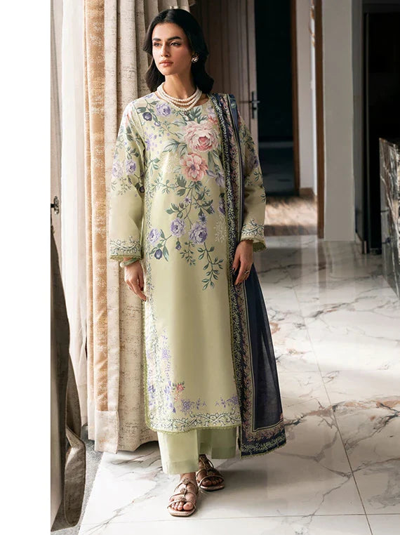 CORAL Gardenia Printed Lawn Collection 2026 (D-02)