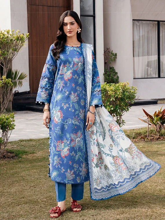 CORAL Gardenia Printed Lawn Collection 2026 (D-04)