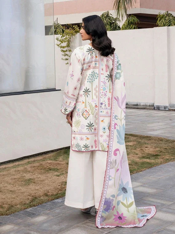 CORAL Gardenia Printed Lawn Collection 2026 (D-07)