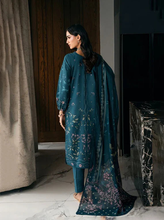 CORAL Gardenia Printed Lawn Collection 2026 (D-08)