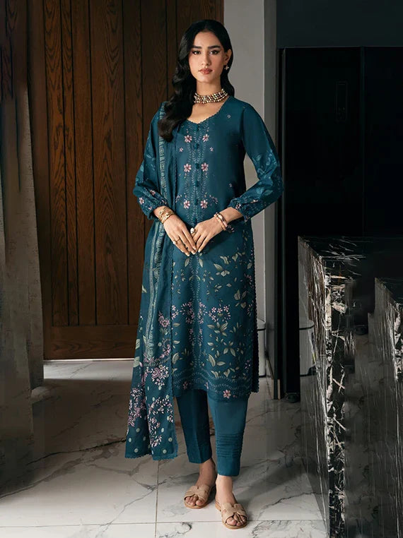 CORAL Gardenia Printed Lawn Collection 2026 (D-08)