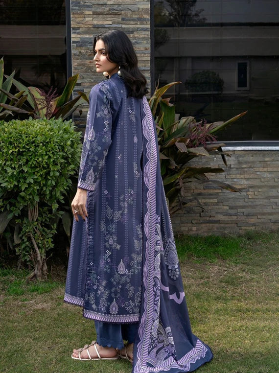 CORAL Gardenia Printed Lawn Collection 2026 (D-09)