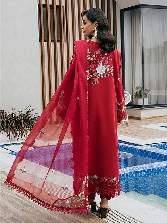 CORAL Summer Festive Luxury Lawn Collection 2026 (SF-03)