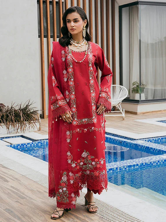 CORAL Summer Festive Luxury Lawn Collection 2026 (SF-03)