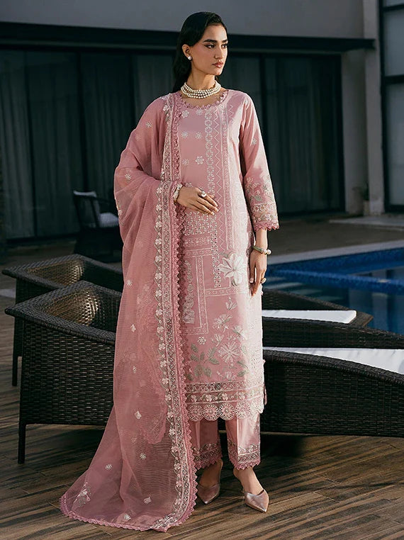 CORAL Summer Festive Luxury Lawn Collection 2026 (SF-09)