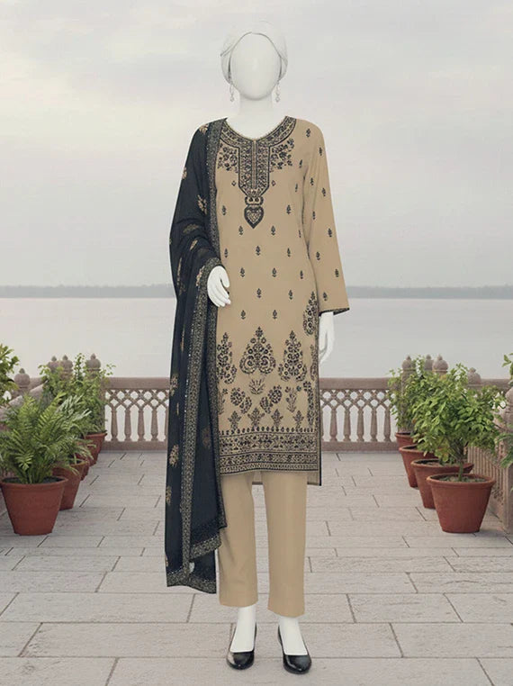 CROWN by ABC Embroidered Lawn Collection 2026 (D-04)