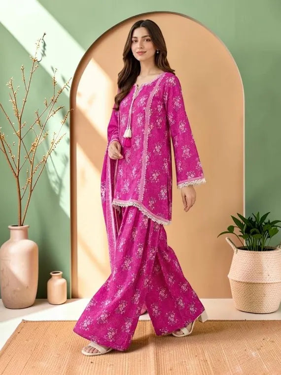 Chah Rangi Premium Khaddar Print Collection'26