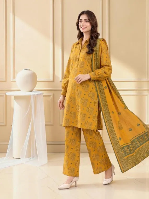 Chah Rangi Premium Khaddar Prints Collection'26 Vol-2 (D-04)