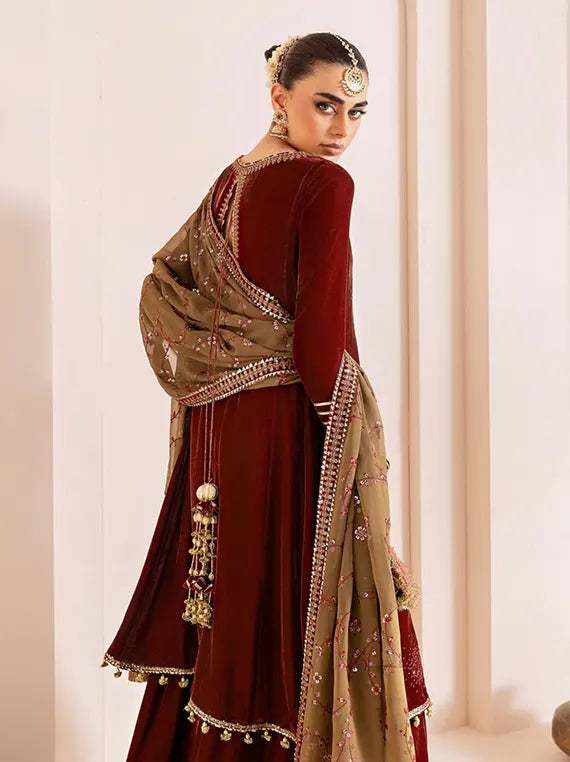 Chandani by Jazmin Luxury Velvet Collection 2025 (CVF D-07)